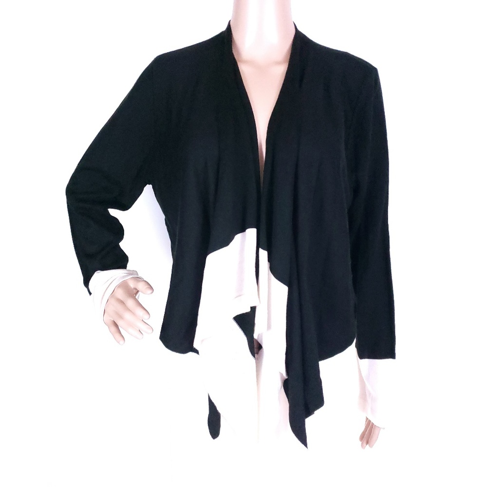 Calvin Klein Women Top Cardigan Long Sleeve No Button Size L
